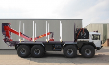 MAN 8x8 лесовоз с манипулятором продажа