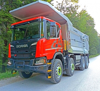 Ввоз импорт карьерных самосвалов Scania G540 XT